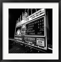 Framed Scoreboard at U.S. Cellular Field, Chicago, Cook County, Illinois