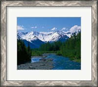 Framed Chugach Mountains, Alaska