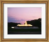 Framed Mecom Fountain, Houston, Texas