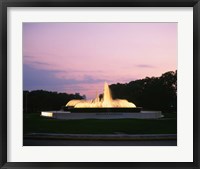Framed Mecom Fountain, Houston, Texas