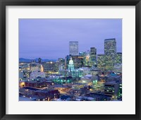 Framed State Capitol Building, Denver, Colorado