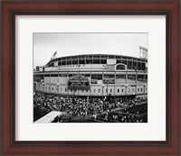 Framed Wrigley Field, Chicago, Cook County, Illinois