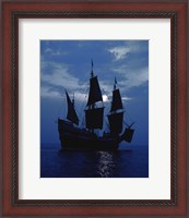 Framed Replica of Mayflower II