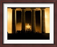 Framed Lincoln Memorial, Washington DC (detail)