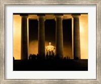 Framed Lincoln Memorial, Washington DC (detail)