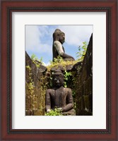 Framed Buddha statues at Koe Thaung Temple, Myanmar