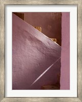 Framed Pink Painted Stairway near Ouarzazate, Morocco