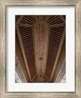 Framed Highly Decorated Roof of Palais Bahia, Marrakesh, Morocco