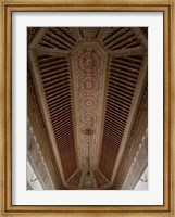 Framed Highly Decorated Roof of Palais Bahia, Marrakesh, Morocco