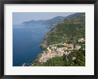 Framed Riomaggiore, La Spezia, Liguria, Italy