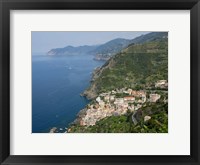 Framed Riomaggiore, La Spezia, Liguria, Italy