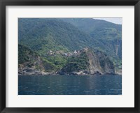 Framed Corniglia, La Spezia, Liguria, Italy