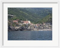 Framed Vernazza, La Spezia, Liguria, Italy