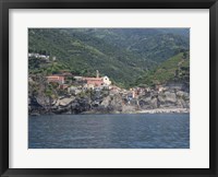 Framed Vernazza, La Spezia, Liguria, Italy