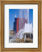 Framed Buckingham Fountain, Chicago, Illinois