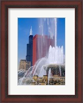 Framed Buckingham Fountain, Chicago, Illinois