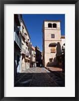 Framed Calle San Agustin, Malaga City, Andalucia, Spain