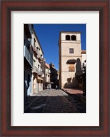 Framed Calle San Agustin, Malaga City, Andalucia, Spain