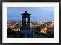 Framed Dougald Stewart Monument on Calton Hill, Edinburgh, Scotland