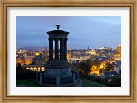 Framed Dougald Stewart Monument on Calton Hill, Edinburgh, Scotland