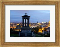 Framed Dougald Stewart Monument on Calton Hill, Edinburgh, Scotland