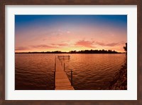 Framed Lake Minnetonka Pier, Minnesota