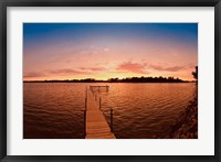 Framed Lake Minnetonka Pier, Minnesota