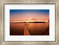 Framed Lake Minnetonka Pier, Minnesota