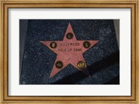 Framed Hollywood Walk of Fame Star, Los Angeles, CA