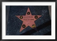Framed Hollywood Walk of Fame Star, Los Angeles, CA