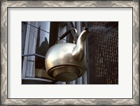 Framed Scollay Square Tea Kettle, Government Center, Boston