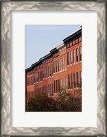 Framed Row Houses in the City, Bolton Hill, Baltimore, Maryland