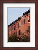 Framed Row Houses in the City, Bolton Hill, Baltimore, Maryland