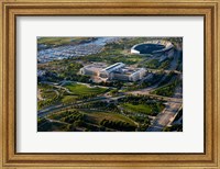 Framed Field Museum and Soldier Field, Chicago, Illinois