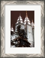 Framed Mormon Temple, Salt Lake City, Utah