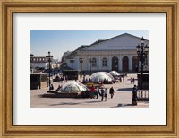 Framed Manezh Exhibition Center, Manezhnaya Square, Moscow, Russia