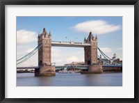 Framed Tower Bridge, Thames River, London, England