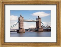 Framed Tower Bridge, Thames River, London, England