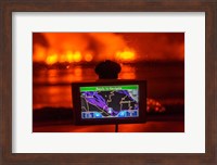 Framed GPS with the Holuhraun Fissure Eruption, Northern Iceland