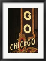 Framed Chicago Neon Sign