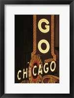 Framed Chicago Neon Sign