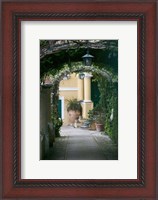 Framed Lanterns in a Garden, Capri, Naples, Italy