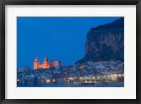 Framed Cefalu, Sicily, Italy