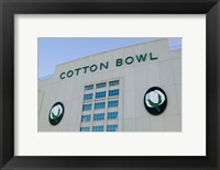 Framed Cotton Bowl Stadium, Fair Park, Dallas, Texas