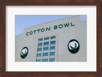 Framed Cotton Bowl Stadium, Fair Park, Dallas, Texas