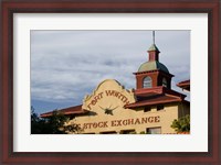 Framed Fort Worth Livestock Exchange, Fort Worth, Texas