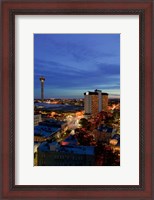 Framed San Antonio River Walk at Dusk, Texas