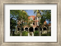 Framed Moody Mansion and Museum, Galveston, Texas