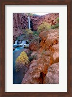 Framed Havasu Falls, Grand Canyon National Park, Arizona