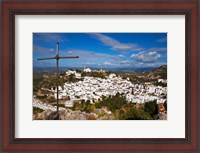 Framed Village of Casares, Malaga Province, Andalucia, Spain